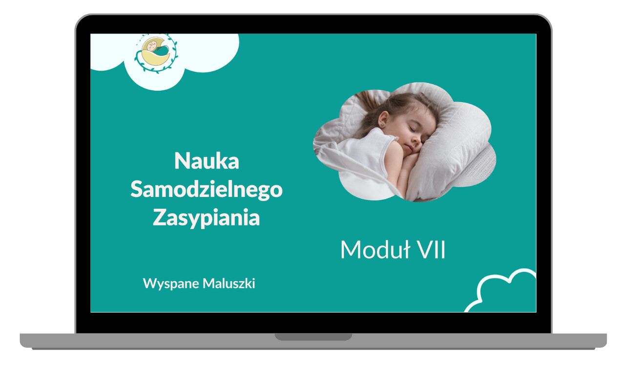 laptop nauka samodzielnego zasypiania NSZ